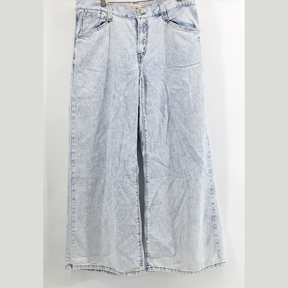 Levi's '94 Baggy Wide Leg Jeans Size 31 Light Wash Acid Denim Streetwear